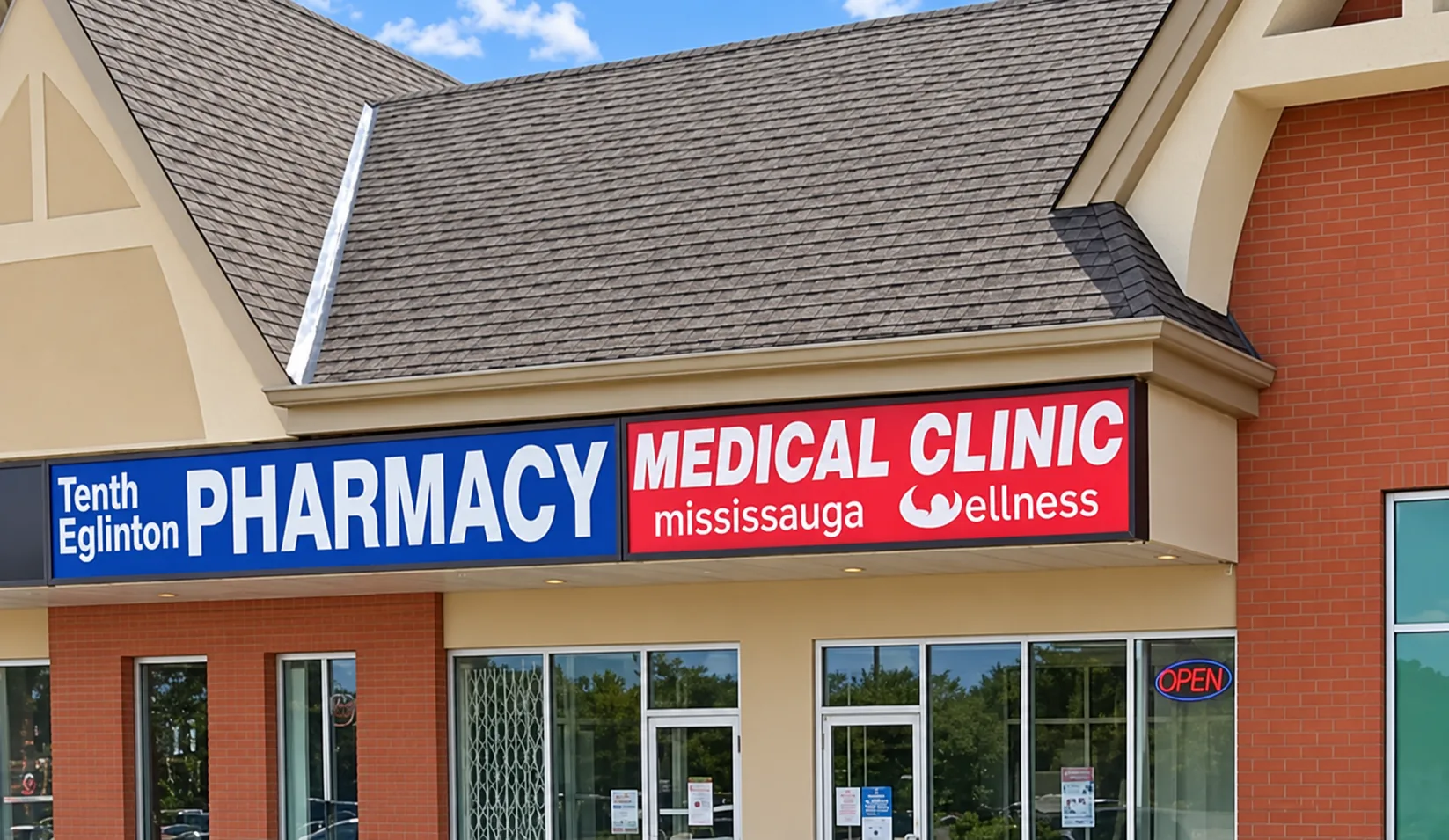 Tenth Eglinton Pharmacy beside Mississauga Wellness Medical Clinic